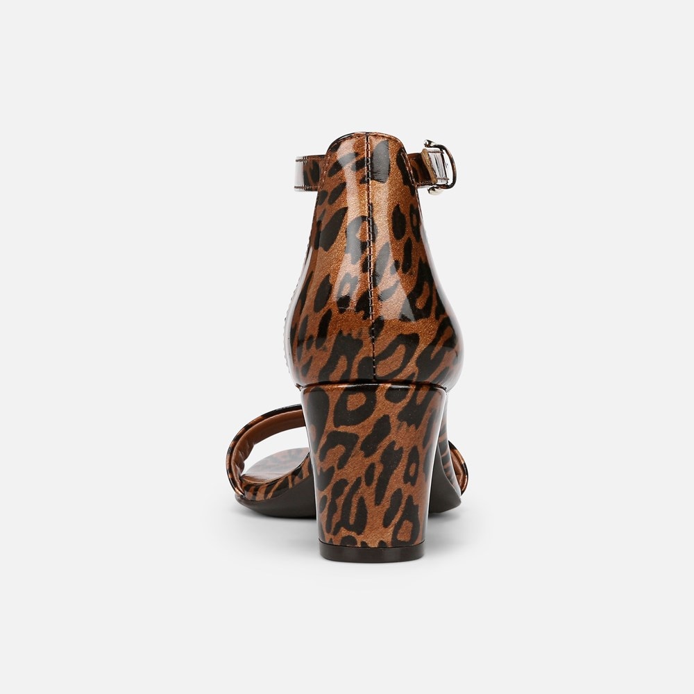 Naturalizer Vera Dress Sandal - Leopard Print Faux Leather Naturalizer Vera Dress Sandal - Leopard Print Faux Leather