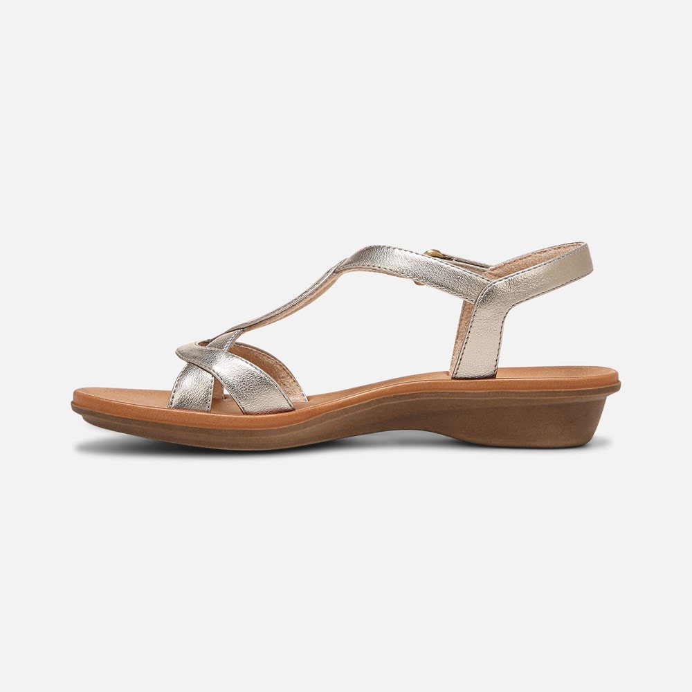 Naturalizer SOUL Solo Sandal - Warm Silver Synthetic Naturalizer SOUL Solo Sandal - Warm Silver Synthetic