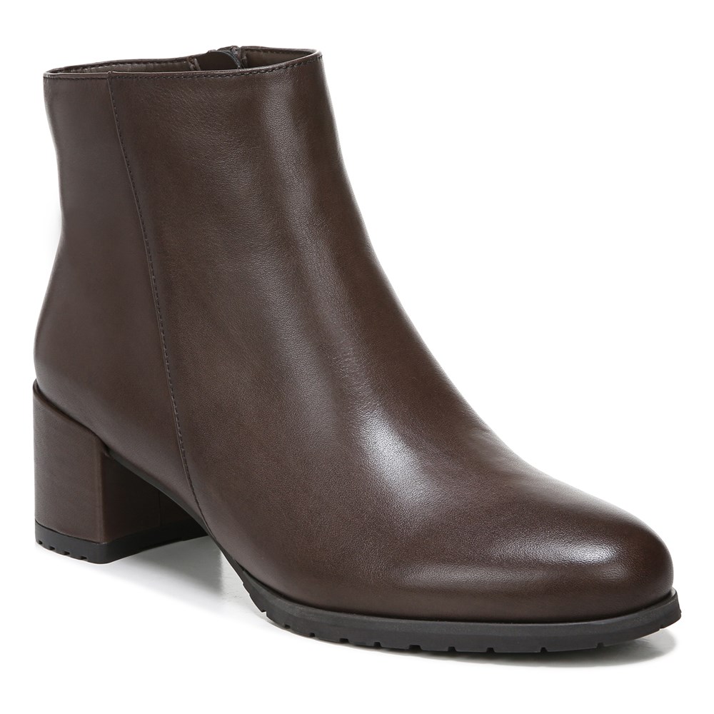 Naturalizer Bay Weatherproof Bootie - CHOCOLATE LEATHER