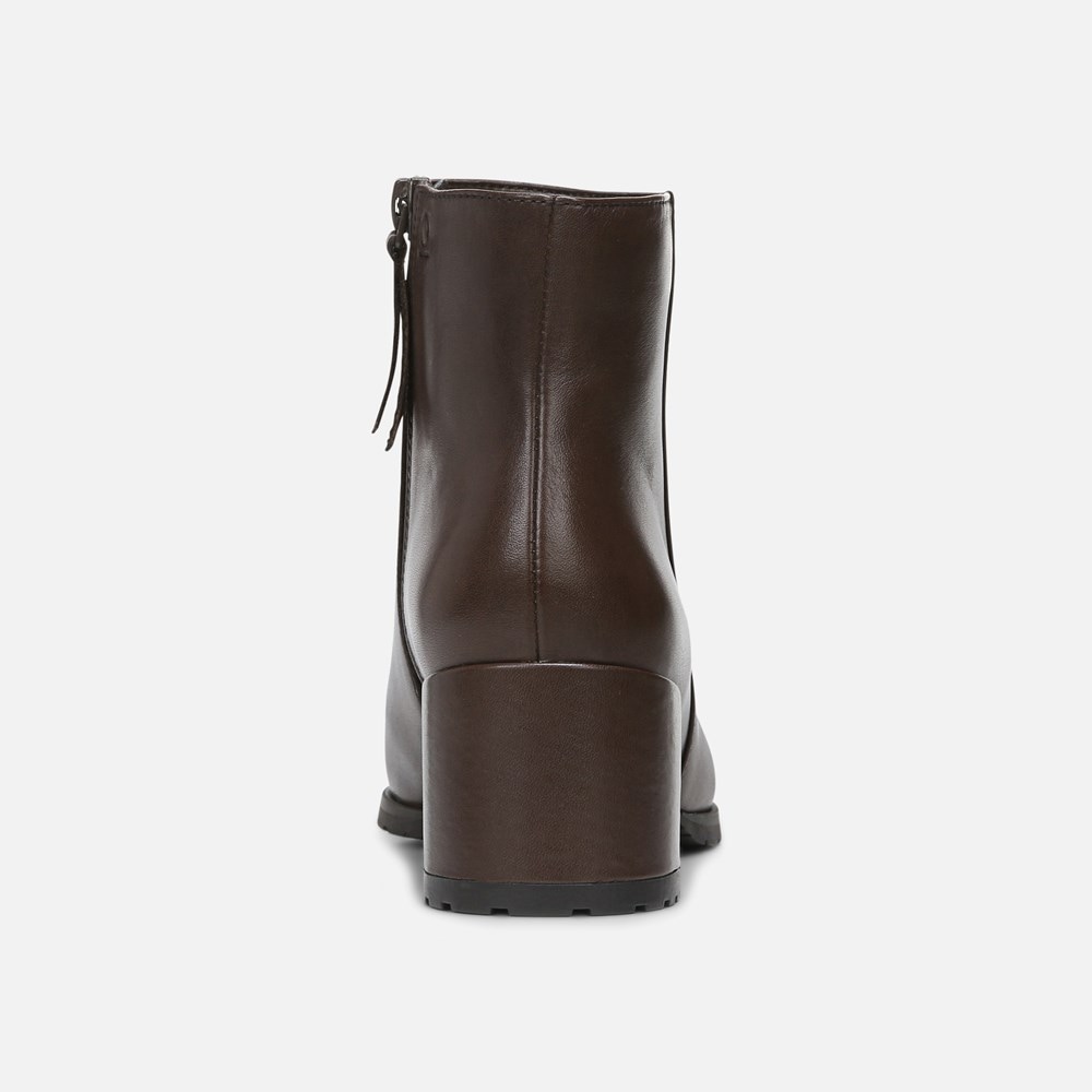 Naturalizer Bay Weatherproof Bootie - CHOCOLATE LEATHER