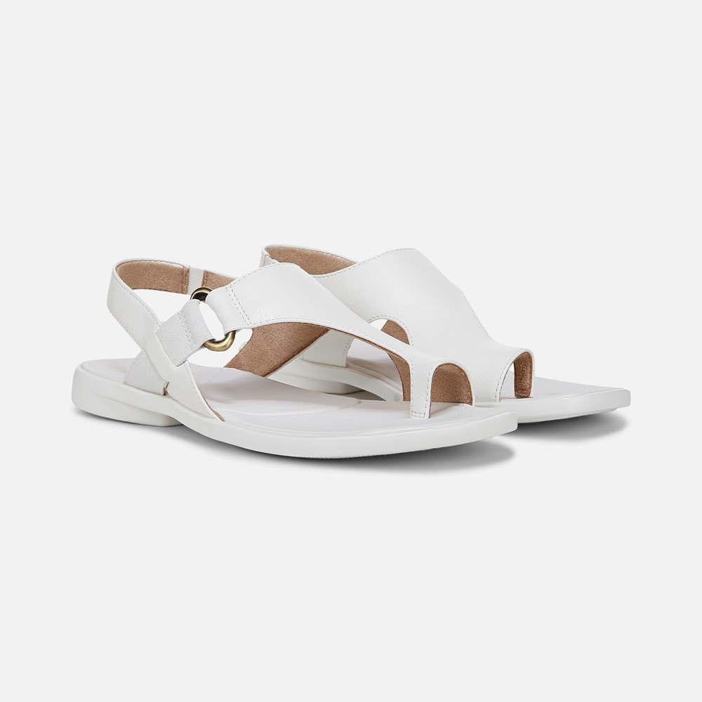 Naturalizer SOUL Freya Sandal - White Faux Leather Naturalizer SOUL Freya Sandal - White Faux Leather