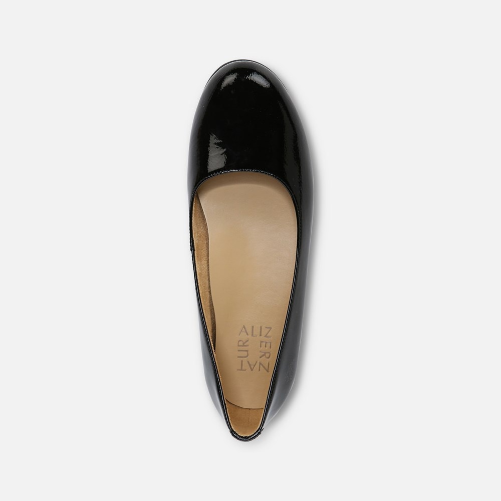 Naturalizer Maxwell Ballet Flat - Black Patent Leather Naturalizer Maxwell Ballet Flat - Black Patent Leather