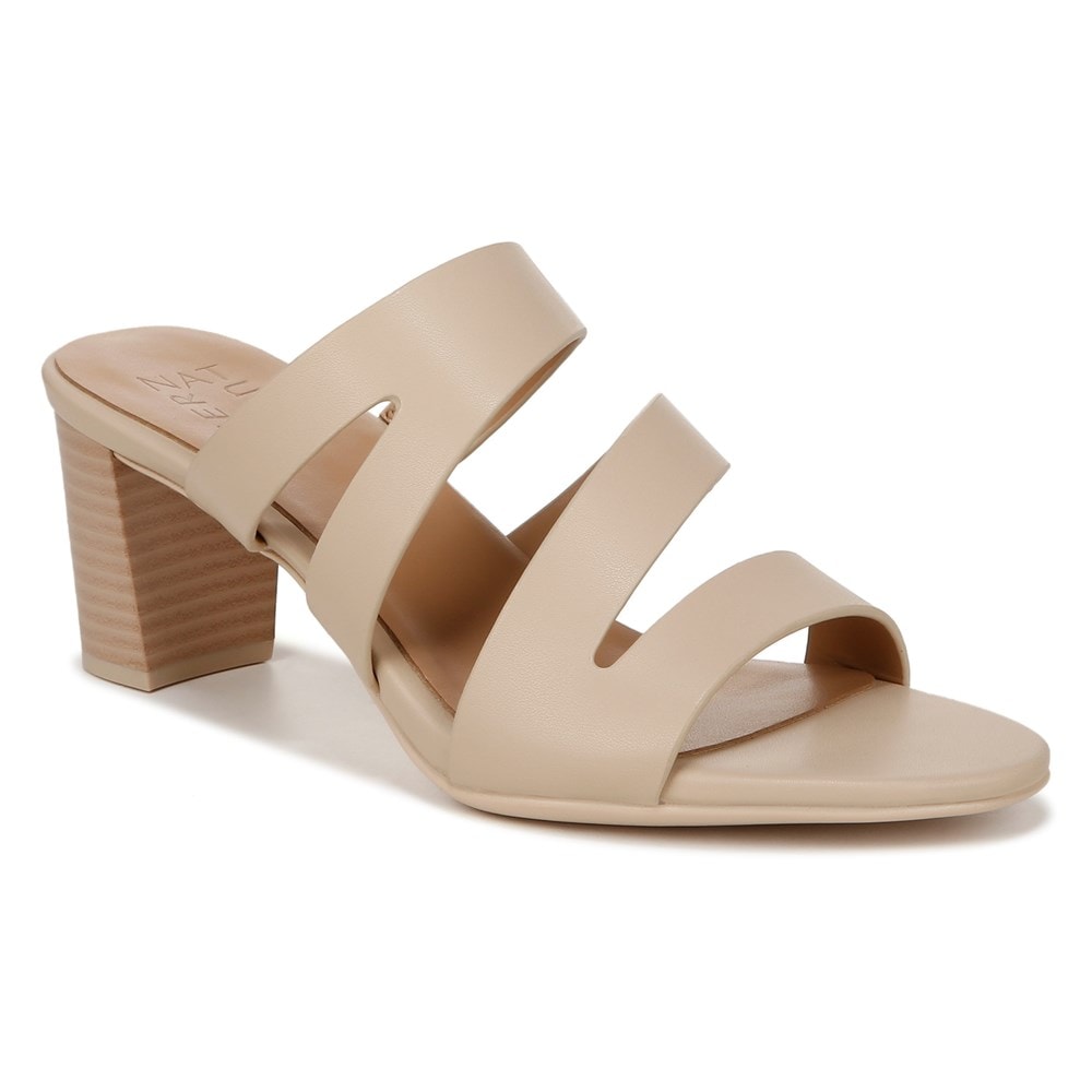 Naturalizer Beaming Slide Sandal - Coastal Tan Smooth Faux Leather Naturalizer Beaming Slide Sandal - Coastal Tan Smooth Faux Leather