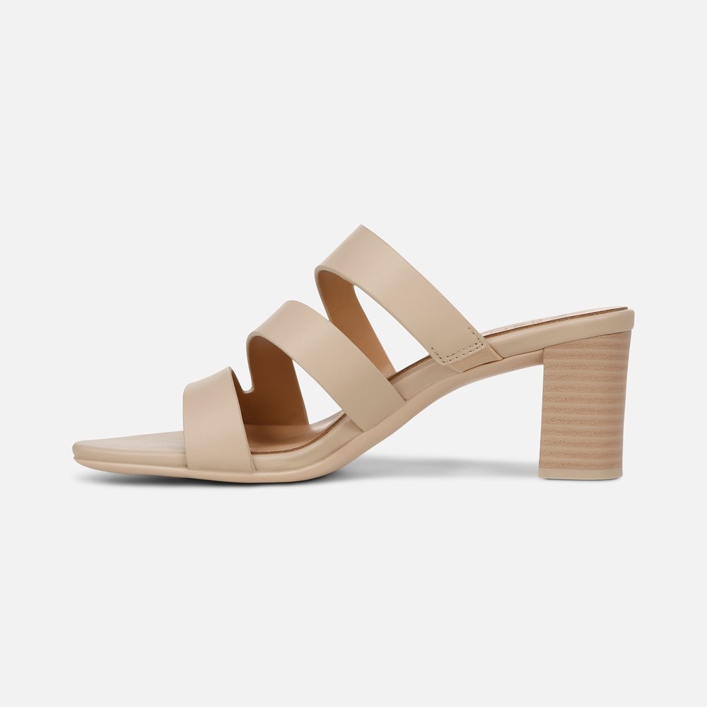 Naturalizer Beaming Slide Sandal - Coastal Tan Smooth Faux Leather Naturalizer Beaming Slide Sandal - Coastal Tan Smooth Faux Leather