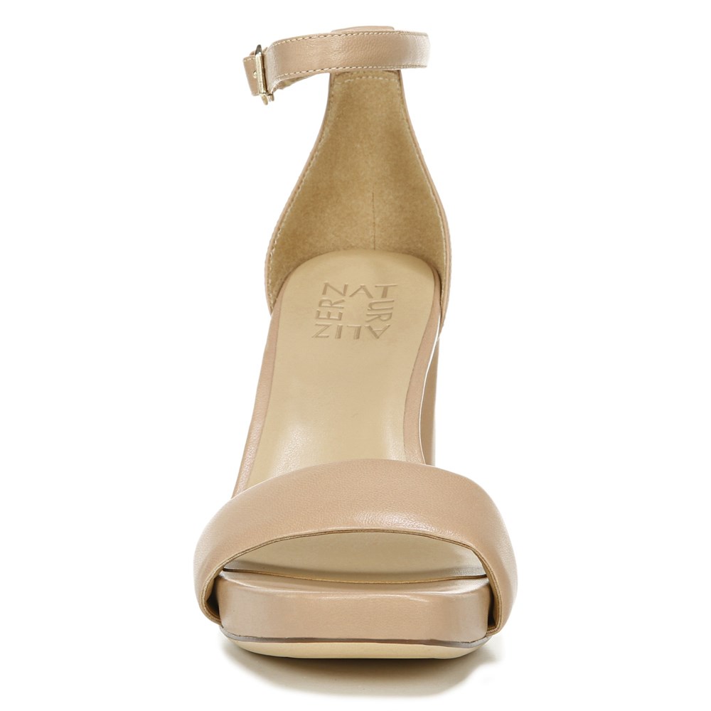 Naturalizer Joy Dress Sandal - Creme Brulee Leather Naturalizer Joy Dress Sandal - Creme Brulee Leather