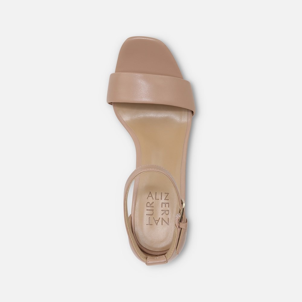 Naturalizer Joy Dress Sandal - Creme Brulee Leather Naturalizer Joy Dress Sandal - Creme Brulee Leather