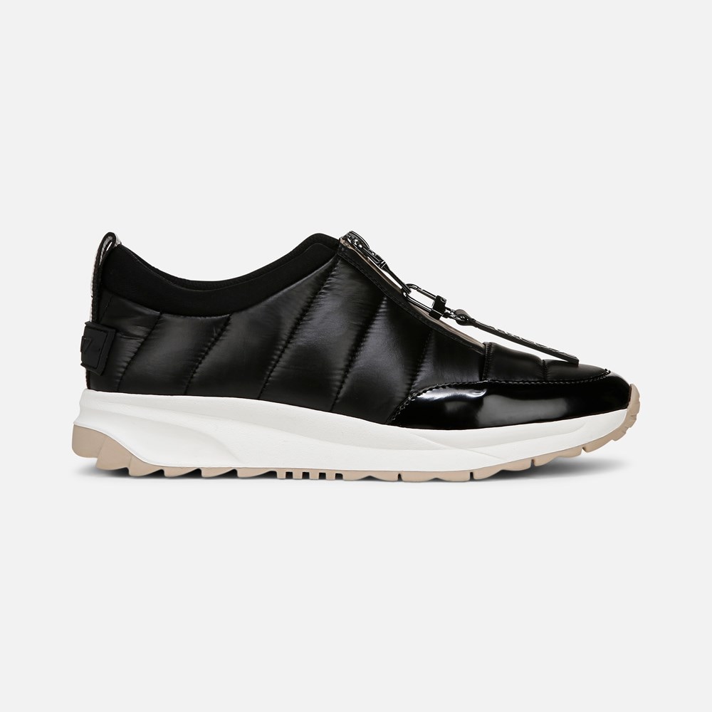 Naturalizer Think Royln Low-Breakaway Water Repellent Sneaker - Black Patent Shine Nylon Naturalizer Think Royln Low-Breakaway Water Repellent Sneaker - Black Patent Shine Nylon