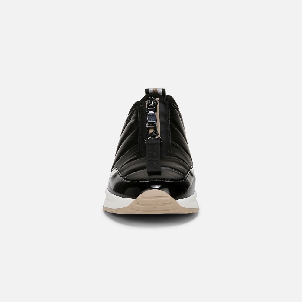 Naturalizer Think Royln Low-Breakaway Water Repellent Sneaker - Black Patent Shine Nylon Naturalizer Think Royln Low-Breakaway Water Repellent Sneaker - Black Patent Shine Nylon