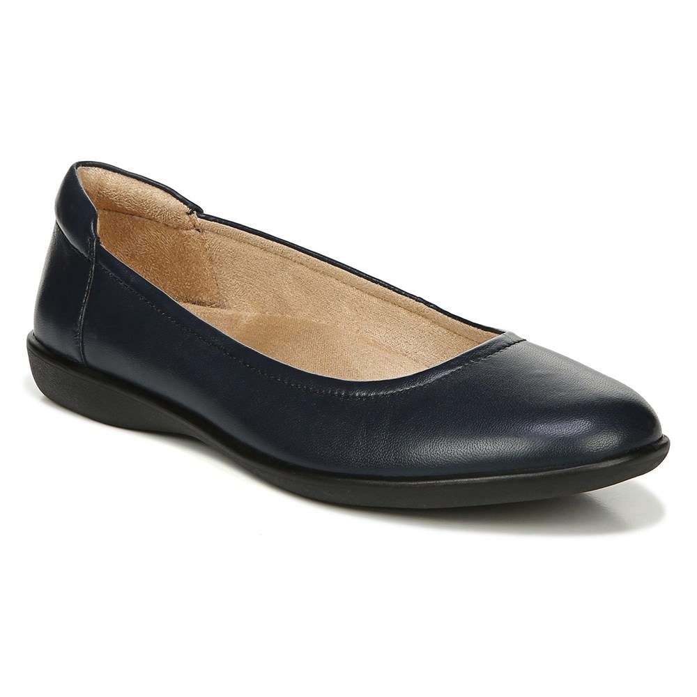 Naturalizer Flexy Flat - Navy Leather Naturalizer Flexy Flat - Navy Leather