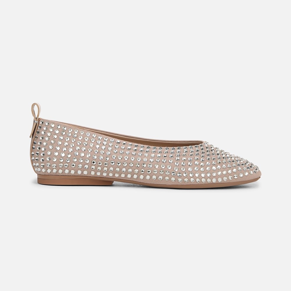 Naturalizer 27 Edit Carla Flat - Warm Taupe Twill Naturalizer 27 Edit Carla Flat - Warm Taupe Twill
