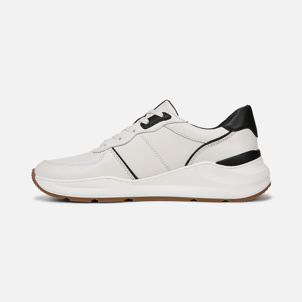 Naturalizer Blossom Lace-up Sneaker - Warm White / Black Leather Naturalizer Blossom Lace-up Sneaker - Warm White / Black Leather