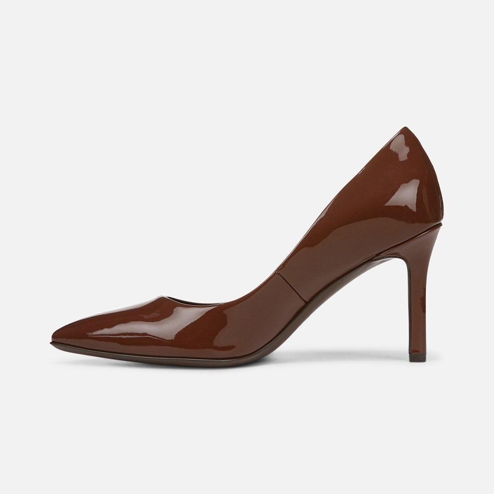 Naturalizer Anna Pump - Cappuccino Patent Faux Leather Naturalizer Anna Pump - Cappuccino Patent Faux Leather