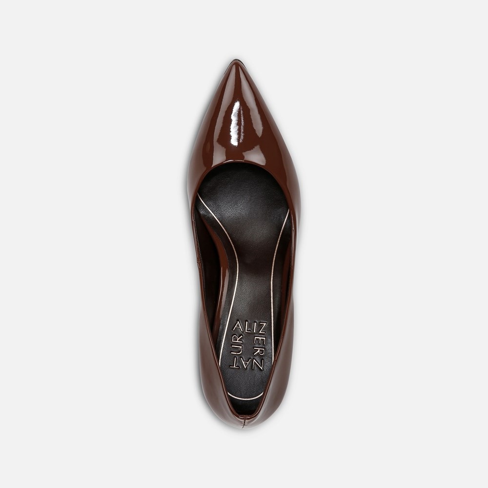 Naturalizer Anna Pump - Cappuccino Patent Faux Leather Naturalizer Anna Pump - Cappuccino Patent Faux Leather