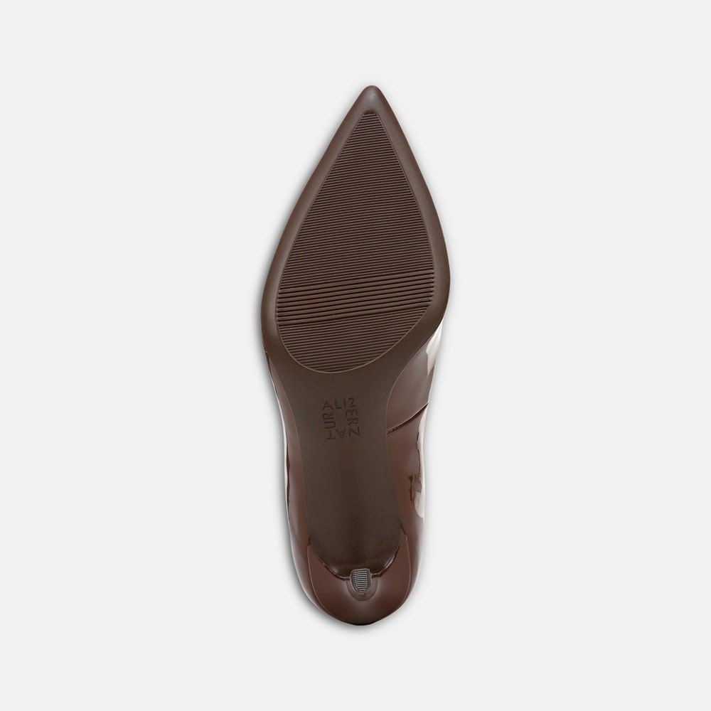 Naturalizer Anna Pump - Cappuccino Patent Faux Leather Naturalizer Anna Pump - Cappuccino Patent Faux Leather