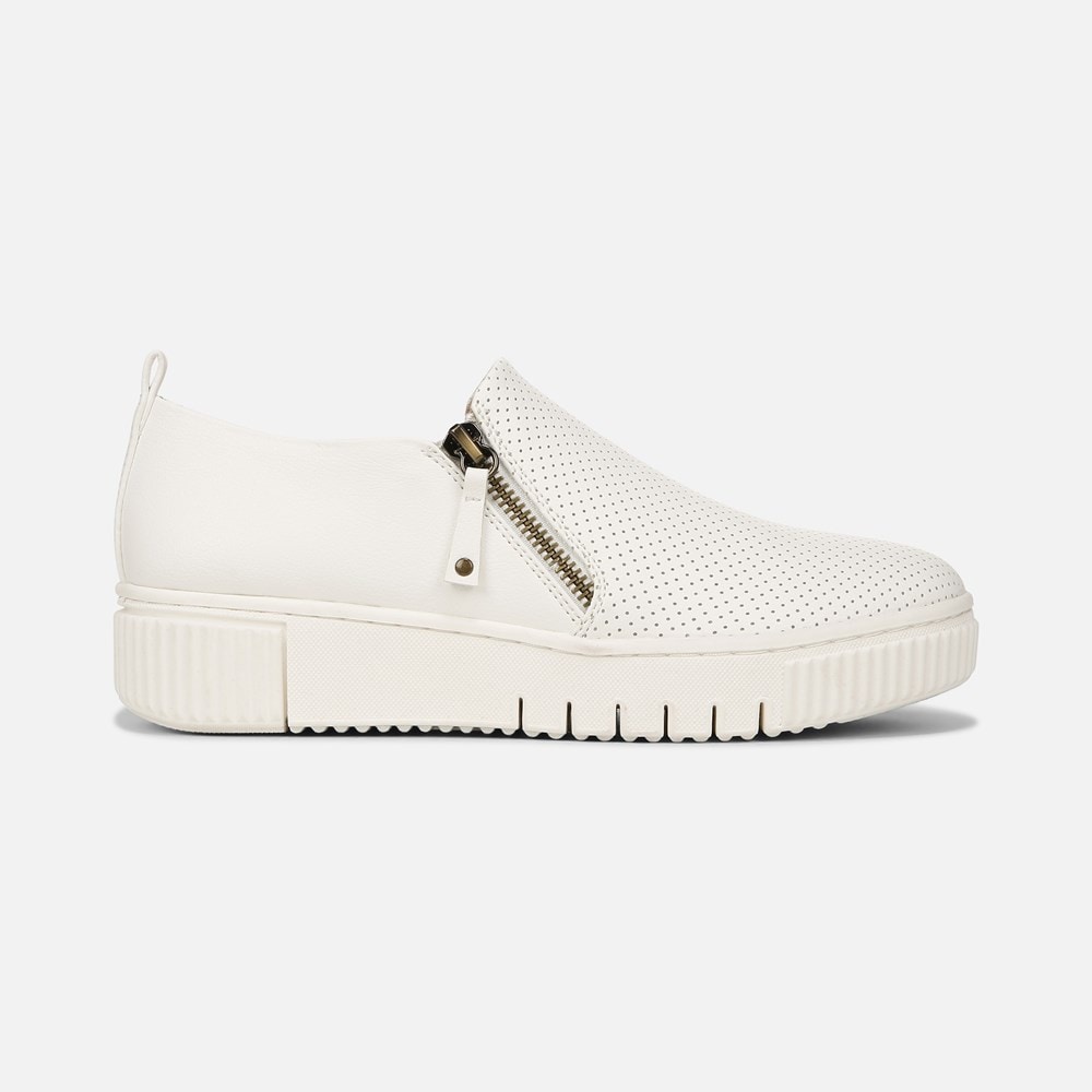 Naturalizer SOUL Turner Slip On Sneaker - White Synthetic Nubuck Naturalizer SOUL Turner Slip On Sneaker - White Synthetic Nubuck