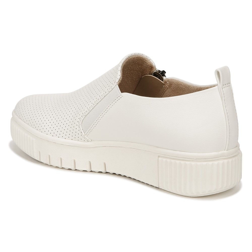 Naturalizer SOUL Turner Slip On Sneaker - White Synthetic Nubuck Naturalizer SOUL Turner Slip On Sneaker - White Synthetic Nubuck