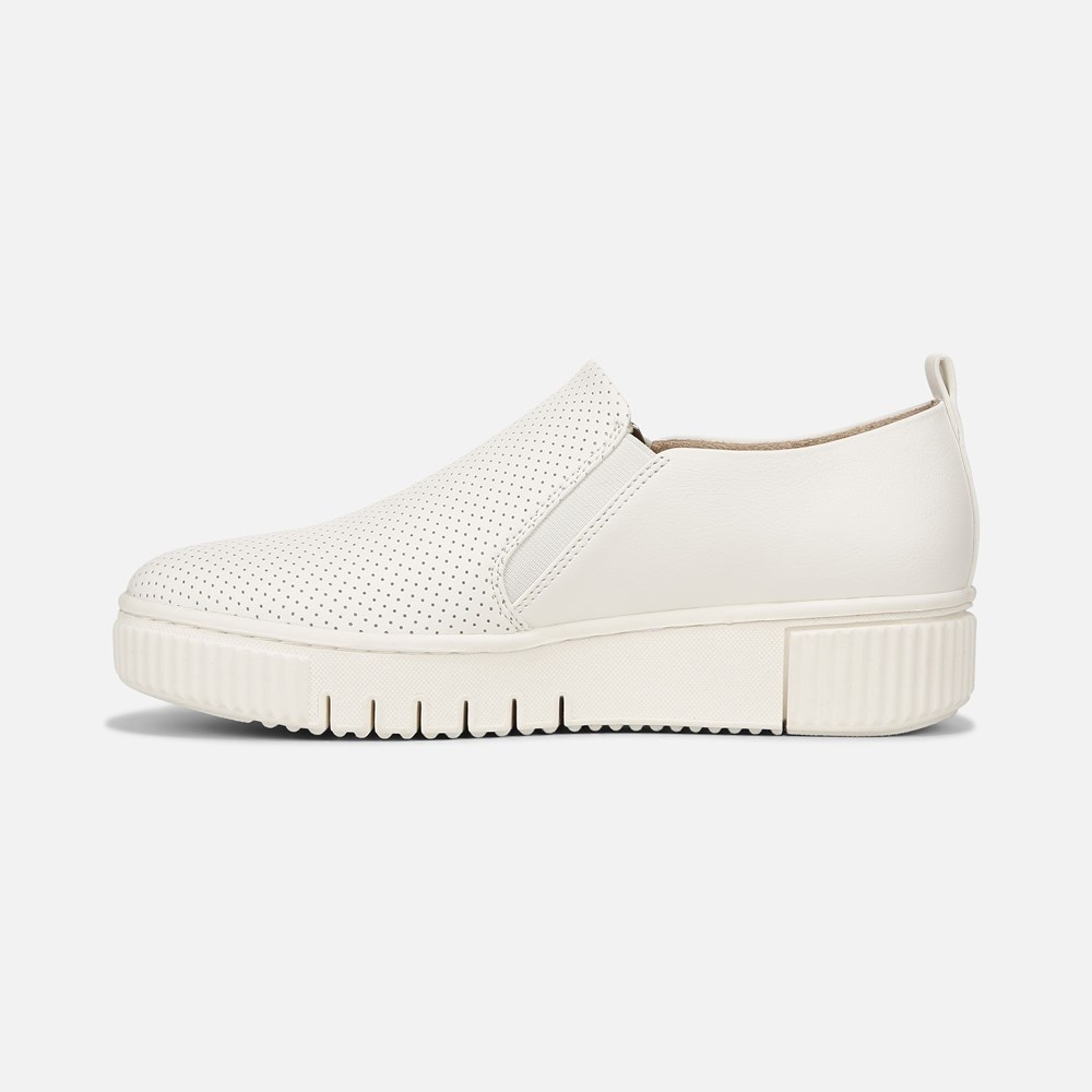 Naturalizer SOUL Turner Slip On Sneaker - White Synthetic Nubuck Naturalizer SOUL Turner Slip On Sneaker - White Synthetic Nubuck