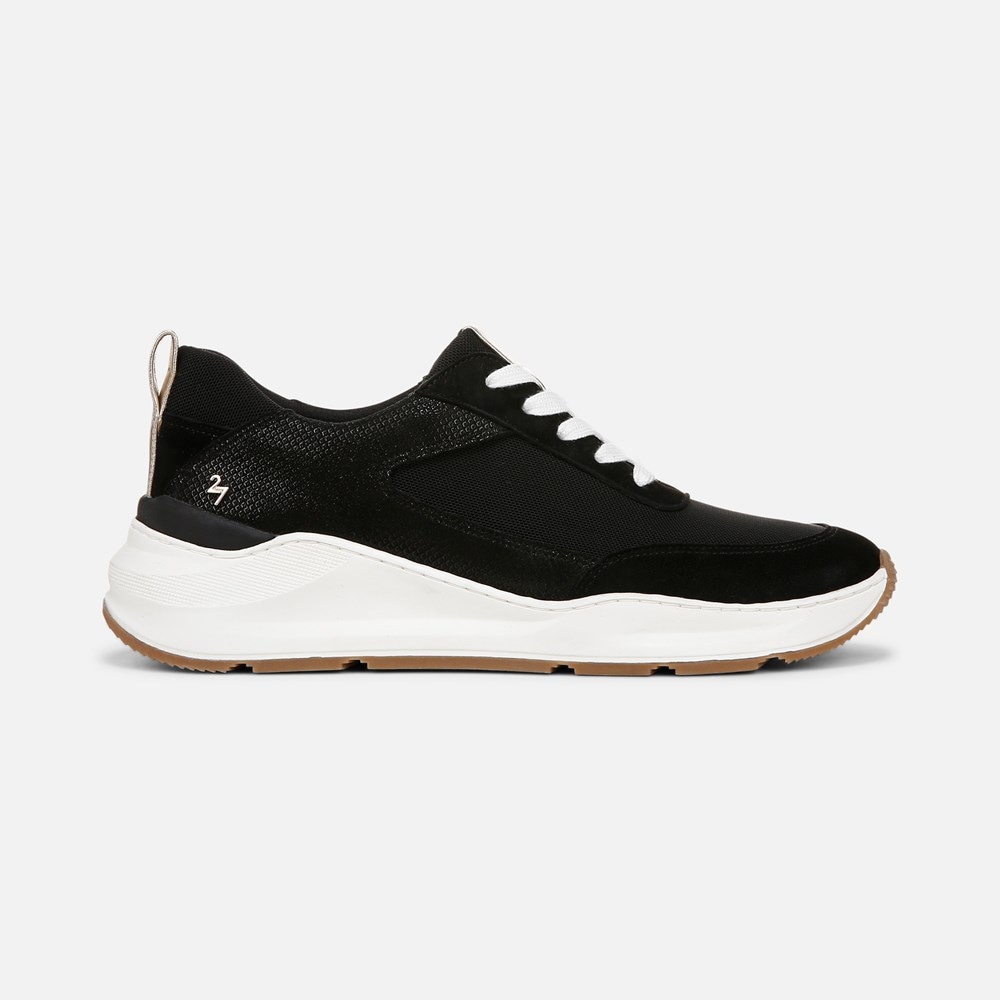 Naturalizer 27 EDIT Brooke Lace-up Sneaker - Black Leather \\u0026 Mesh Naturalizer 27 EDIT Brooke Lace-up Sneaker - Black Leather \\u0026 Mesh