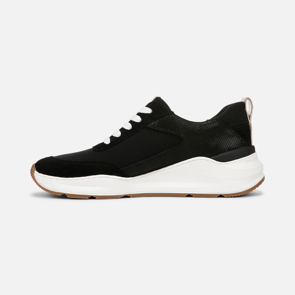 Naturalizer 27 EDIT Brooke Lace-up Sneaker - Black Leather \\u0026 Mesh Naturalizer 27 EDIT Brooke Lace-up Sneaker - Black Leather \\u0026 Mesh