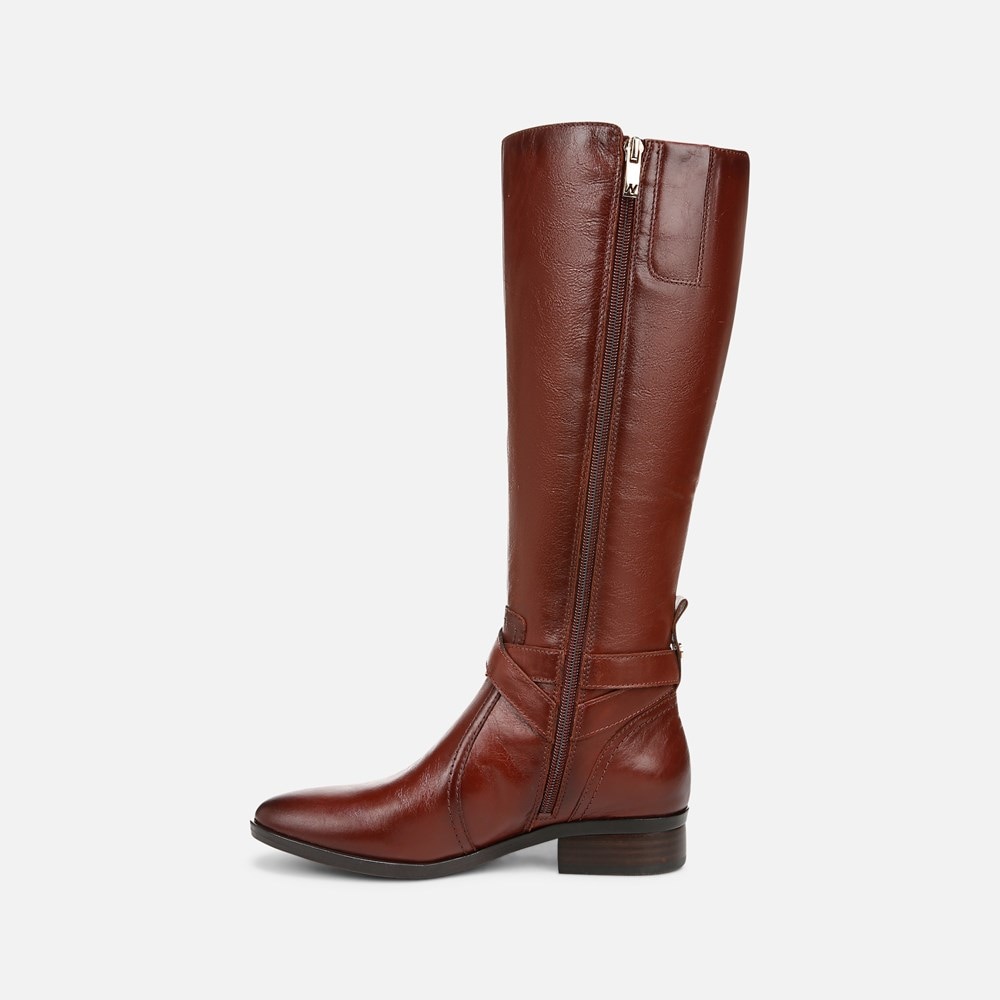 Naturalizer Rena 2 Riding Boot - Deep Saddle Brown Leather Naturalizer Rena 2 Riding Boot - Deep Saddle Brown Leather