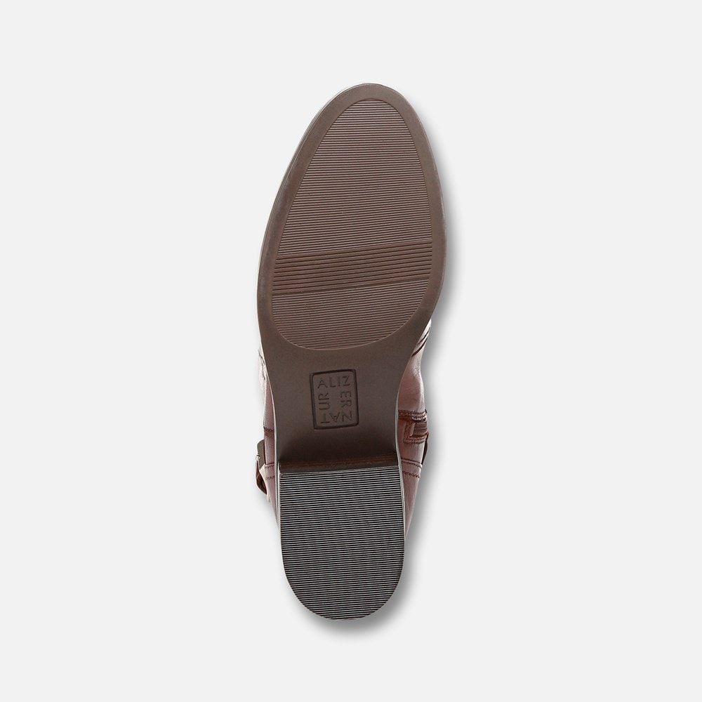 Naturalizer Rena 2 Riding Boot - Deep Saddle Brown Leather Naturalizer Rena 2 Riding Boot - Deep Saddle Brown Leather