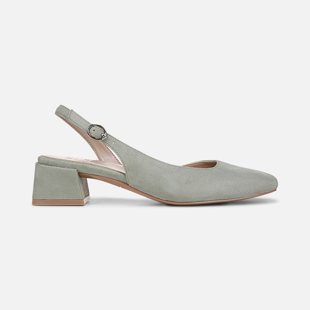 Naturalizer Jayla Slingback Pump - Pistachio Green Leather Naturalizer Jayla Slingback Pump - Pistachio Green Leather