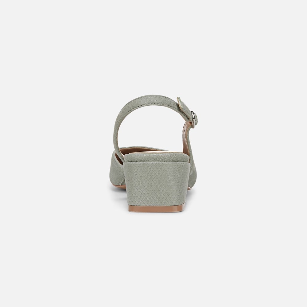 Naturalizer Jayla Slingback Pump - Pistachio Green Leather Naturalizer Jayla Slingback Pump - Pistachio Green Leather