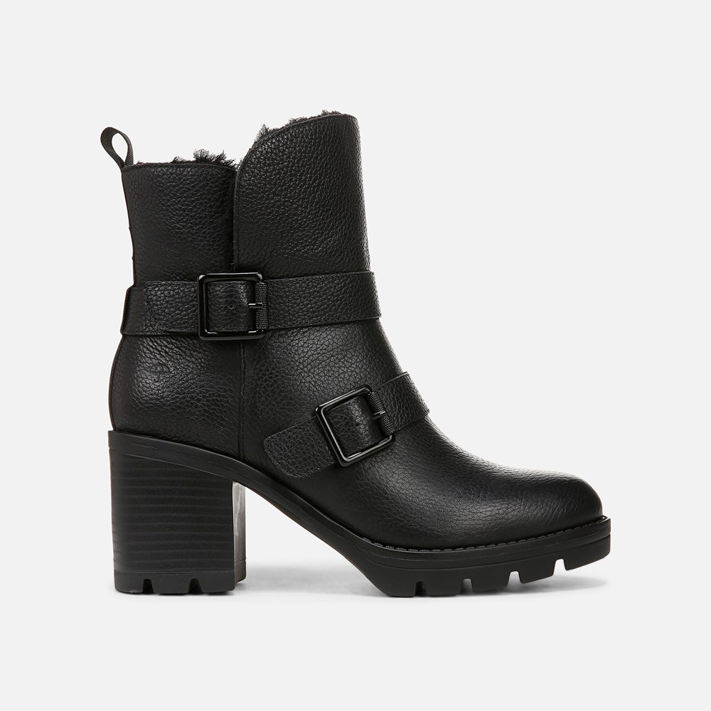 Naturalizer Verney Moto Water Repellent Bootie - Black Leather Naturalizer Verney Moto Water Repellent Bootie - Black Leather