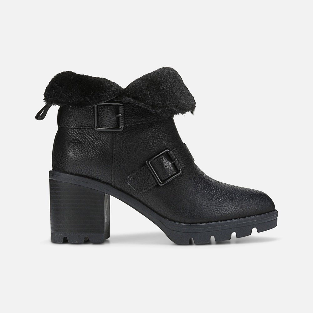 Naturalizer Verney Moto Water Repellent Bootie - Black Leather Naturalizer Verney Moto Water Repellent Bootie - Black Leather
