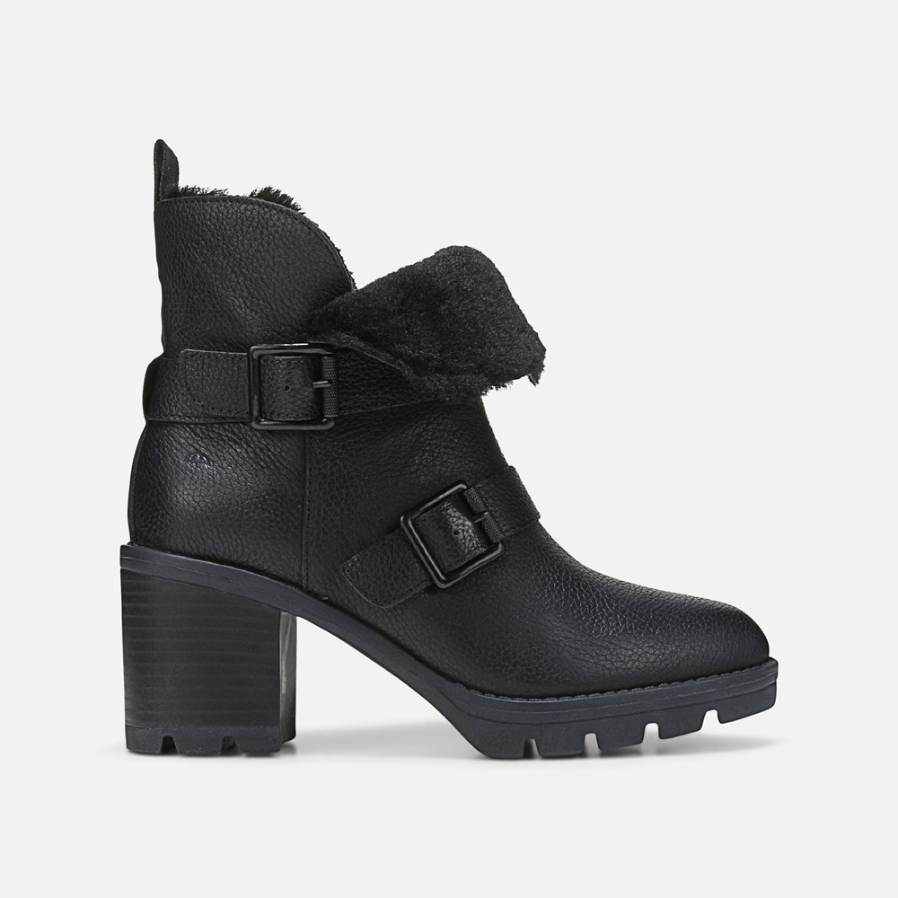 Naturalizer Verney Moto Water Repellent Bootie - Black Leather Naturalizer Verney Moto Water Repellent Bootie - Black Leather