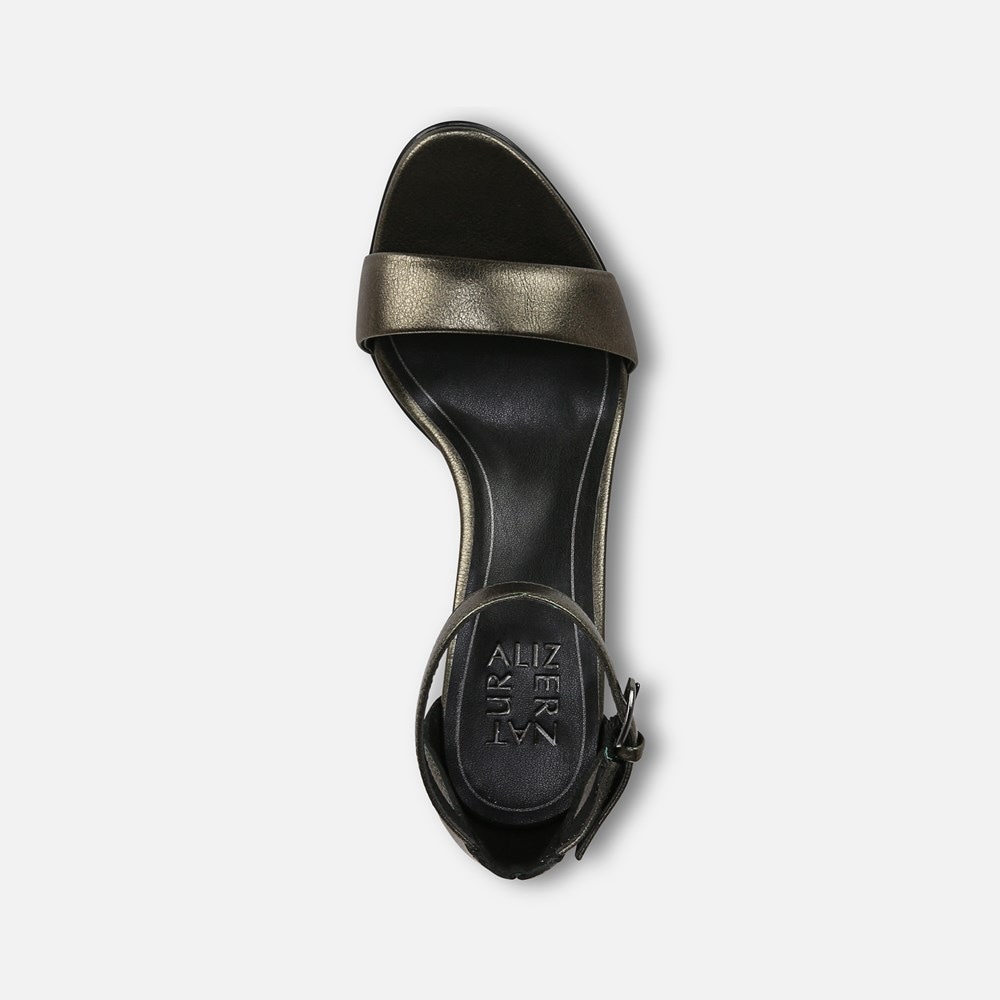 Naturalizer Vera Dress Sandal - Green Leather