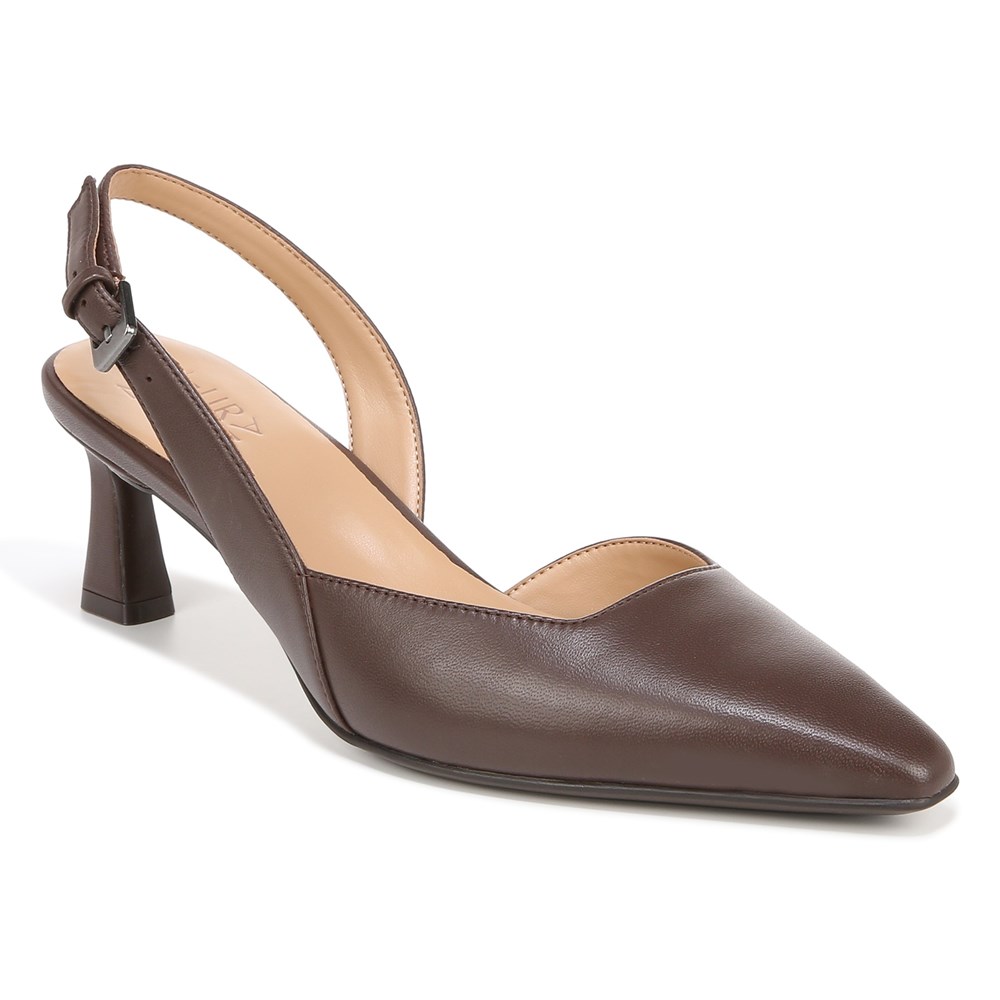 Naturalizer Dalary Slingback Pump - Mocha Leather Naturalizer Dalary Slingback Pump - Mocha Leather