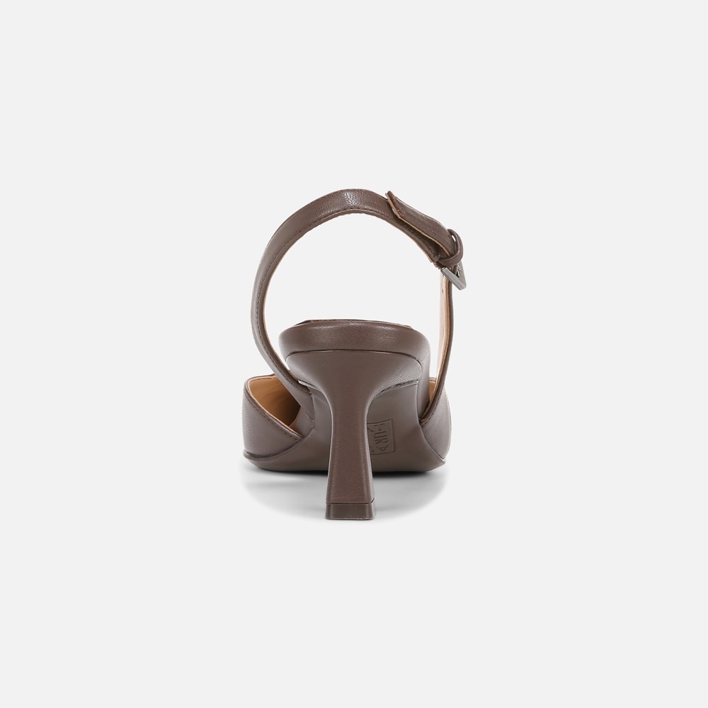 Naturalizer Dalary Slingback Pump - Mocha Leather Naturalizer Dalary Slingback Pump - Mocha Leather