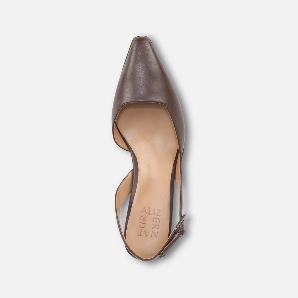 Naturalizer Dalary Slingback Pump - Mocha Leather Naturalizer Dalary Slingback Pump - Mocha Leather