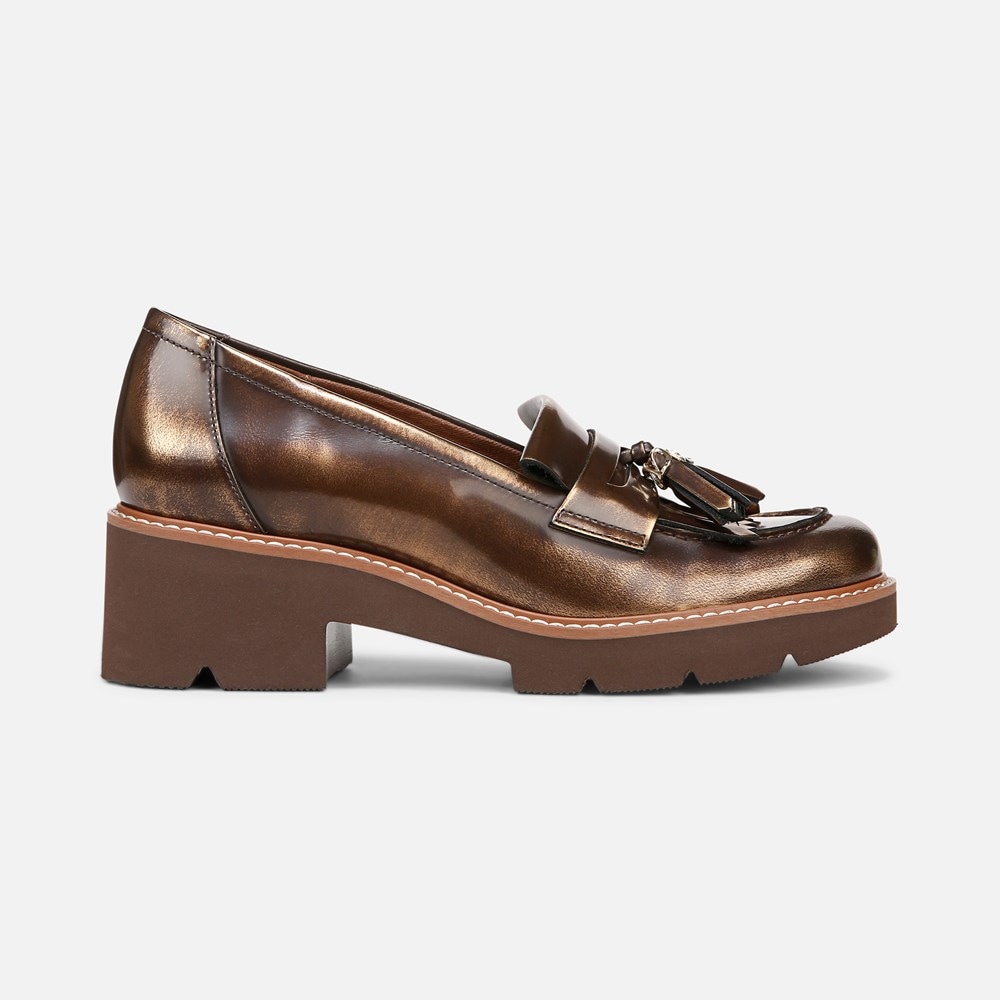 Naturalizer Desmond Lug Loafer - Bronze Leather Naturalizer Desmond Lug Loafer - Bronze Leather