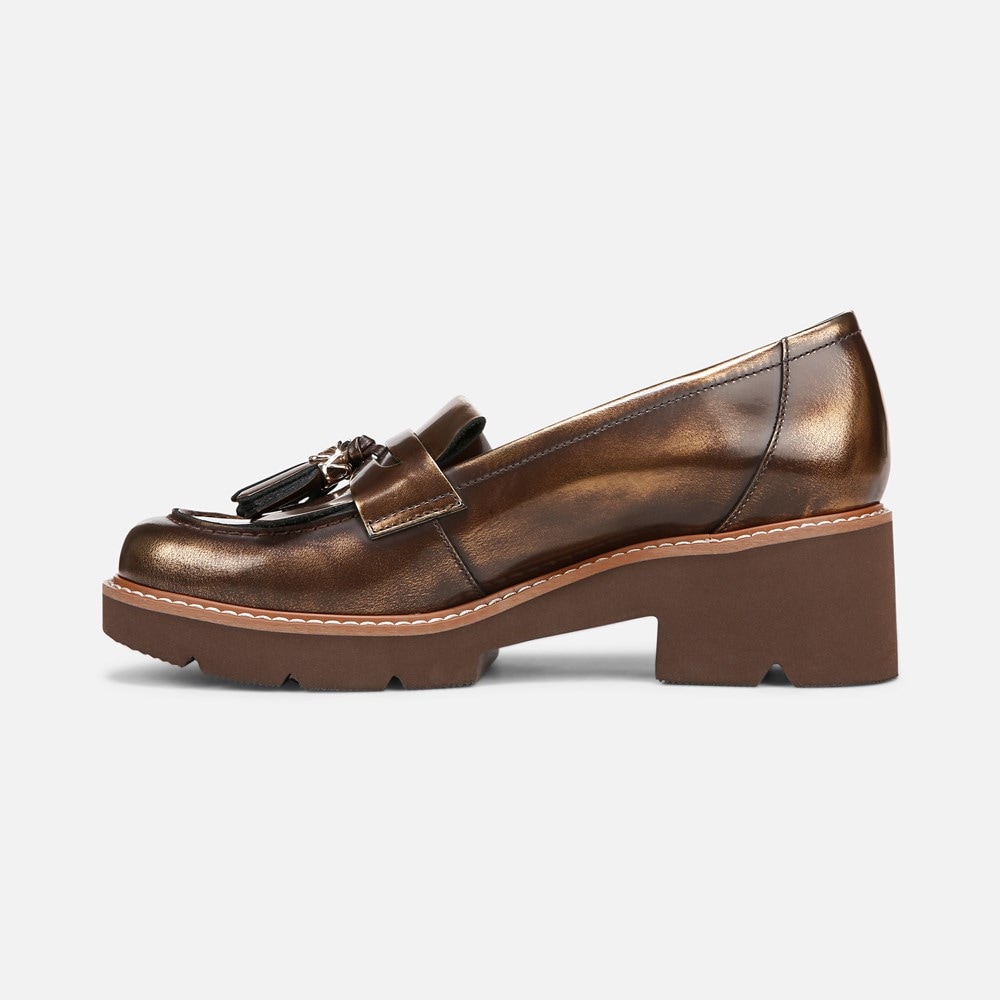 Naturalizer Desmond Lug Loafer - Bronze Leather Naturalizer Desmond Lug Loafer - Bronze Leather