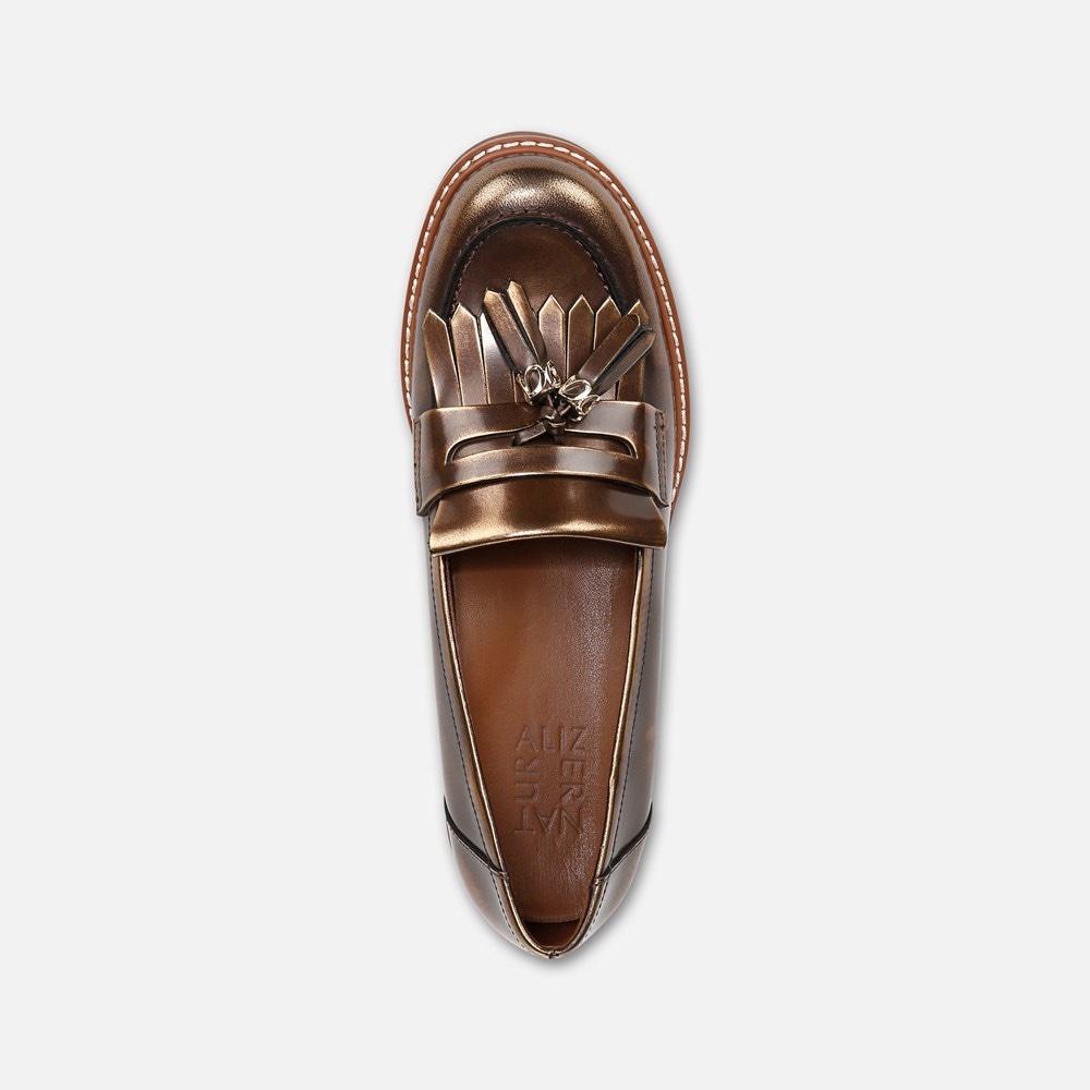 Naturalizer Desmond Lug Loafer - Bronze Leather Naturalizer Desmond Lug Loafer - Bronze Leather