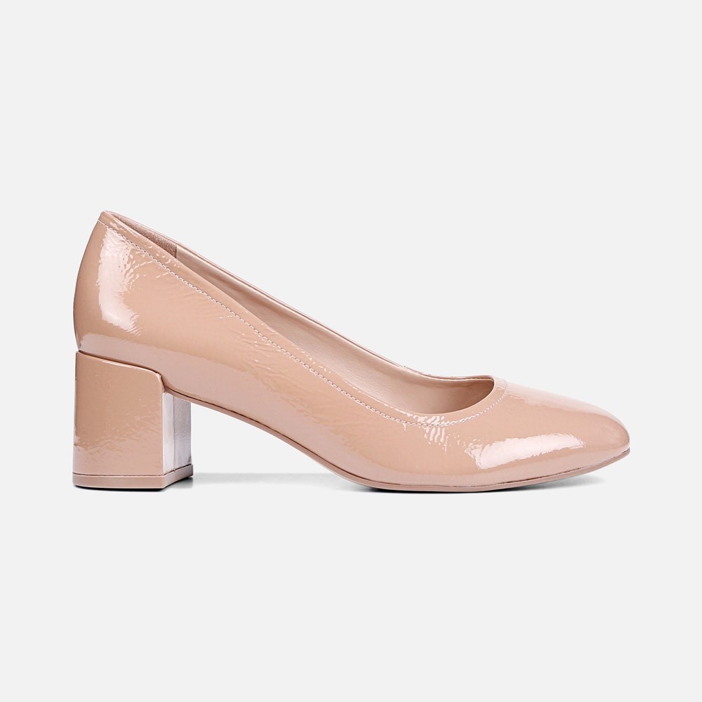 Naturalizer 27 Edit Rebecca Pump - Taupe Patent Leather Naturalizer 27 Edit Rebecca Pump - Taupe Patent Leather
