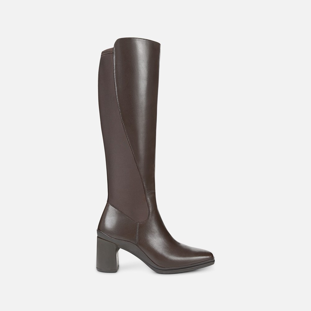 Naturalizer Axel Weatherproof Knee High Boot - Oxford Brown Wp Leather Naturalizer Axel Weatherproof Knee High Boot - Oxford Brown Wp Leather