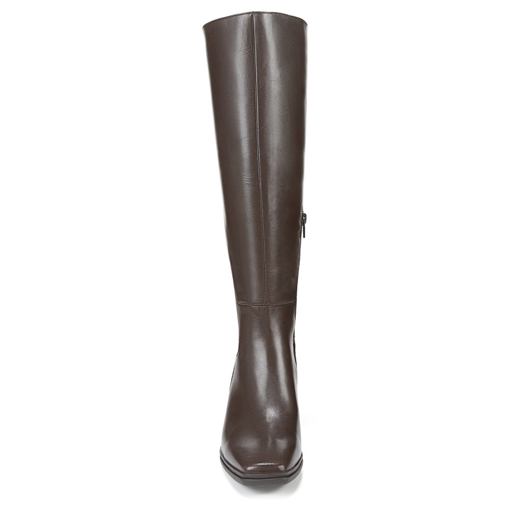 Naturalizer Axel Weatherproof Knee High Boot - Oxford Brown Wp Leather Naturalizer Axel Weatherproof Knee High Boot - Oxford Brown Wp Leather