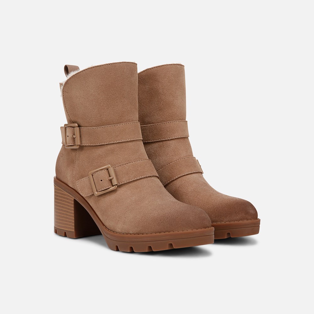 Naturalizer Verney Moto Water Repellent Bootie - Warm Brown
