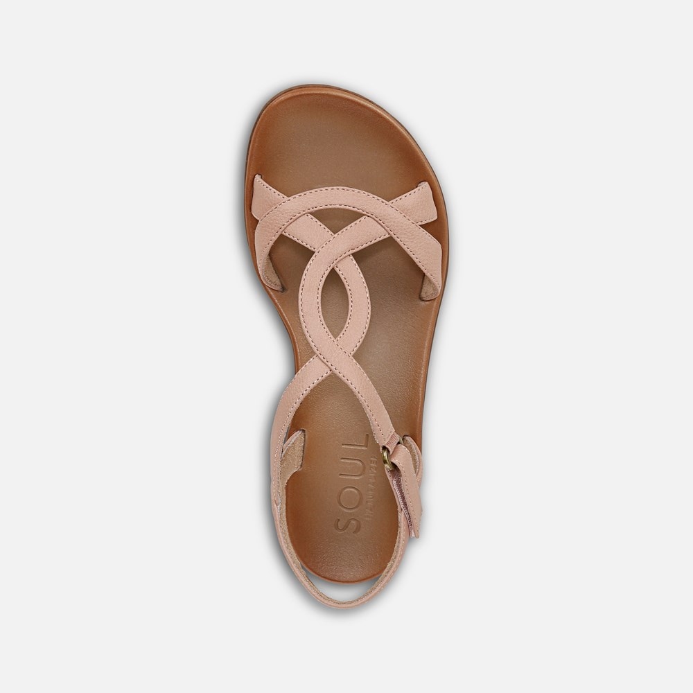Naturalizer SOUL Solo Sandal - Mauve Pink Faux Leather Naturalizer SOUL Solo Sandal - Mauve Pink Faux Leather
