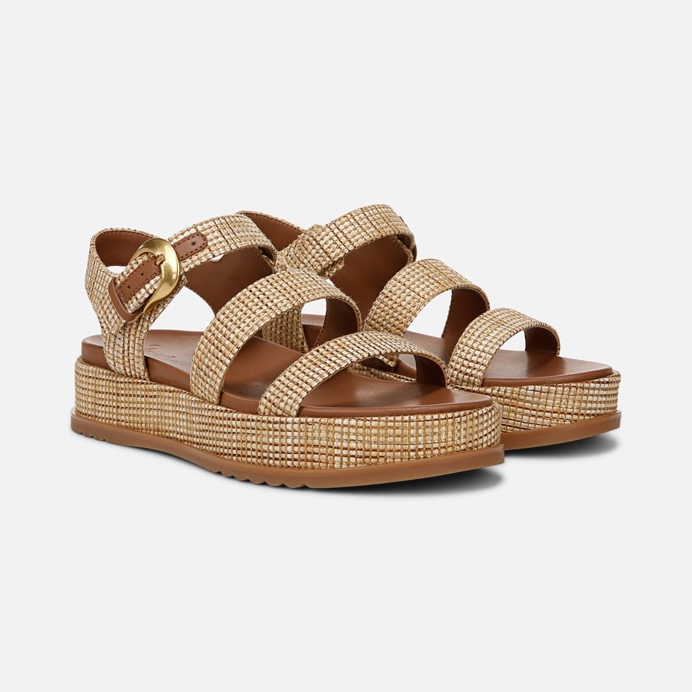 Naturalizer 27 EDIT Zizi Sandal - Metallic Raffia