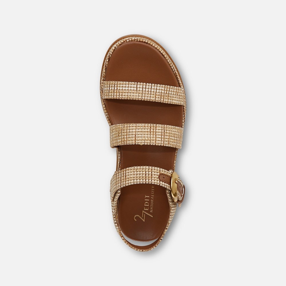 Naturalizer 27 EDIT Zizi Sandal - Metallic Raffia Naturalizer 27 EDIT Zizi Sandal - Metallic Raffia