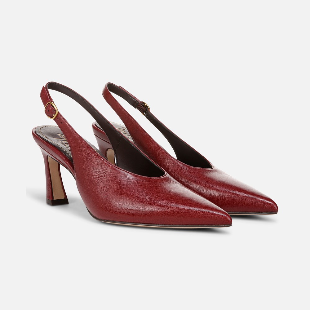 Naturalizer 27 EDIT Elaine Slingback Dress Shoe - Cranberry Red Leather Naturalizer 27 EDIT Elaine Slingback Dress Shoe - Cranberry Red Leather