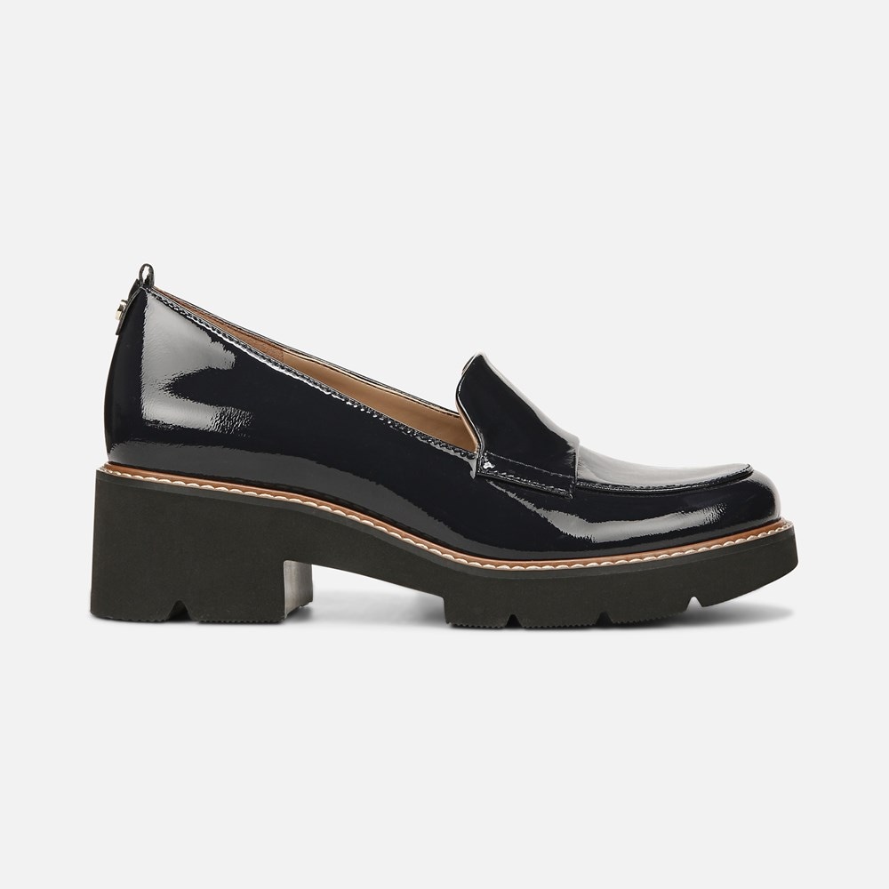 Naturalizer Darry Lug Sole Loafer - French Navy Leather Naturalizer Darry Lug Sole Loafer - French Navy Leather