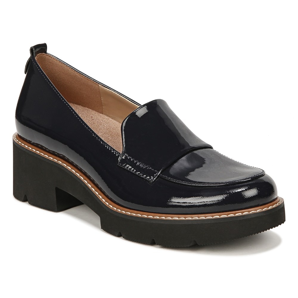 Naturalizer Darry Lug Sole Loafer - French Navy Leather Naturalizer Darry Lug Sole Loafer - French Navy Leather