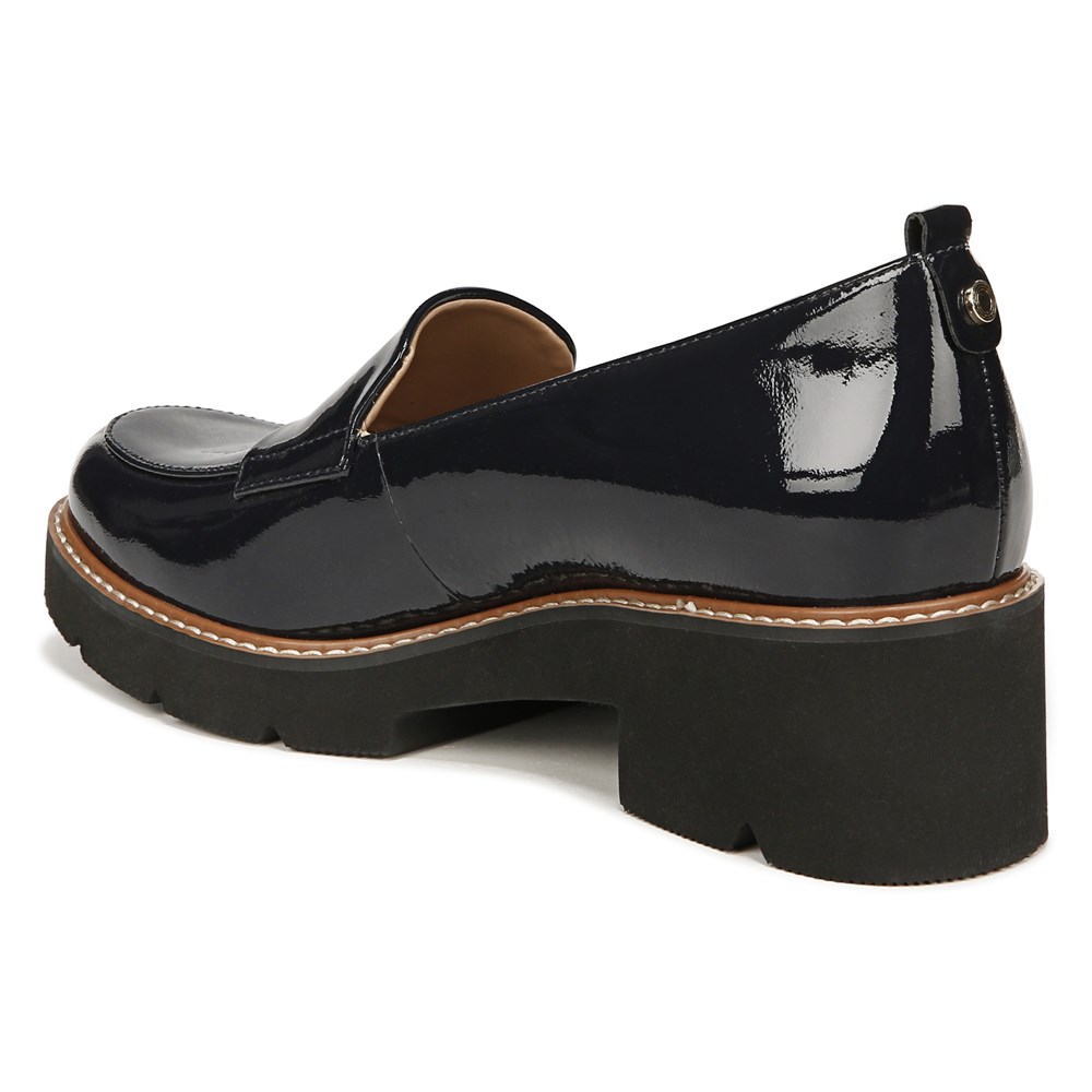 Naturalizer Darry Lug Sole Loafer - French Navy Leather Naturalizer Darry Lug Sole Loafer - French Navy Leather
