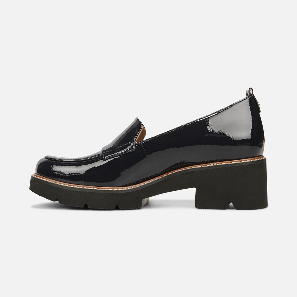 Naturalizer Darry Lug Sole Loafer - French Navy Leather Naturalizer Darry Lug Sole Loafer - French Navy Leather
