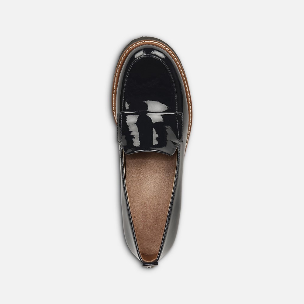 Naturalizer Darry Lug Sole Loafer - French Navy Leather Naturalizer Darry Lug Sole Loafer - French Navy Leather
